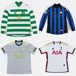 Nike adidas Football Shirts