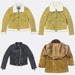 Y2K suede leather Jackets Shearling Coats WR-2750B..