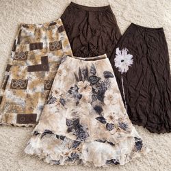 Y2k Women Printed Midi Skirts B2F-368