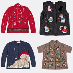 CM31 Novelty Christmas Knitwear Sweaters and Vests