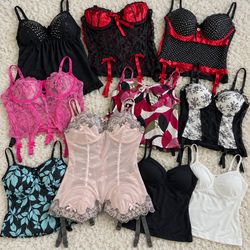 Women's Corsets and Camisoles Lot