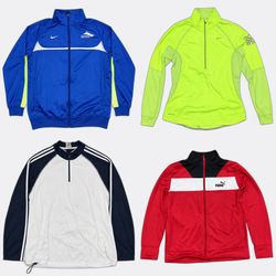 Nike Adidas Puma Track Jackets and Tops