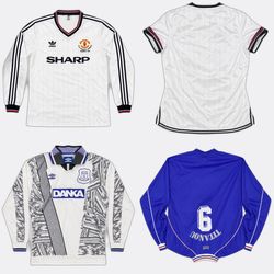 Vintage football shirts