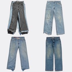 CR12849 Vintage Harley Men and ladies jeans