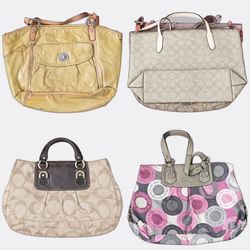 Coach Handbags and Tote Bags Stack