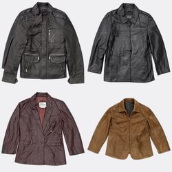 Premium Y2K Leather Jacket – Timeless Retro Style ..