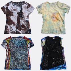 Printed Blouses and Graphic T-Shirts