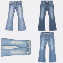 SAP020 Y2k bootcut jeans