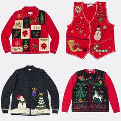Lot de chandails de Noël vintage en gros | Lot de ..