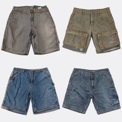 CR13297 Vintage Carhartt Shorts Bundle