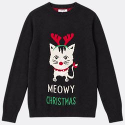 1139 Christmas Knitwear Round Neck Sweaters and Ca..