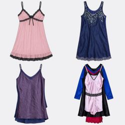 Women Slip Dresses and Lace Camisoles Lot