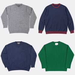 Barbour Long Sleeve Knit Sweaters - #10016
