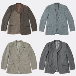 Suit Jackets in Tweed and Herringbone