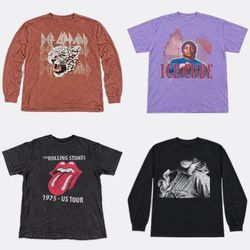 CR13473 Vintage Music T-Shirts Bundle
