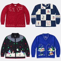 Vintage Christmas & Cottagecore Sweater Bundle | 1..