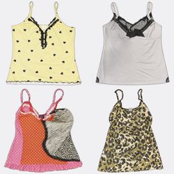 Y2k Polka dots & Animal print camis