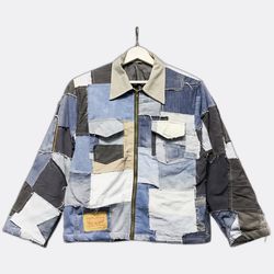 Upcycled Levi's Patchwork Denim Jackets