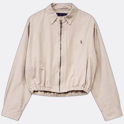 Upcycle Ralph Lauren Cropped Shirt With Elastic (D..