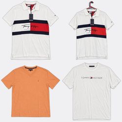 Tommy Hilfiger polos et t-shirts à col rond - LOT ..