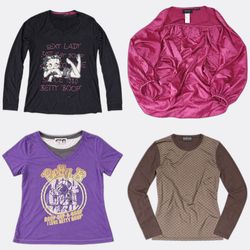 Assorted Y2K women tops