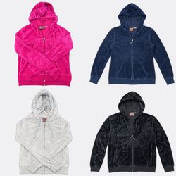 Juicy Couture Velour Zip Hoodies85