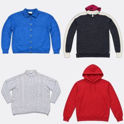 ニットウェアとセーターのセレクション