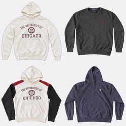 Mix brand hoddies and sweartshirt