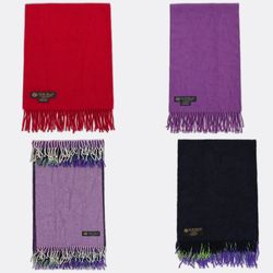 Assorted Fringe Cashmere Muffler Scarves