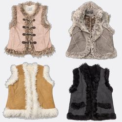 Dorothy Perkins Cherokee Fur Waistcoats