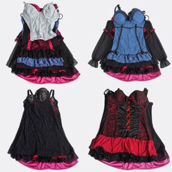 Camisoles à dentelle avec volants