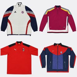 Nike Adidas football track jacket & wind breaker