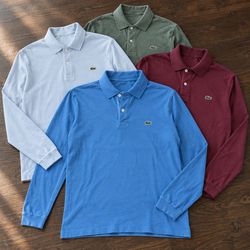 Lacoste Long Sleeve Polo Shirts