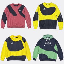 Upcycled mixed brand Sweatshirts