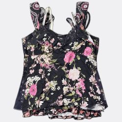 Y2K Floral and Patterned Women's Printed Camisoles..