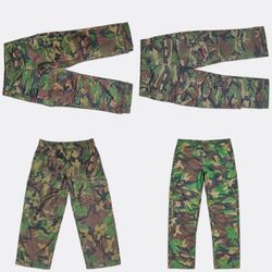 Military Camouflage Cargo Pants Lot