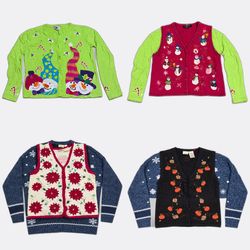 Code#041 Novelty Christmas Knitwear and Sweater Ve..