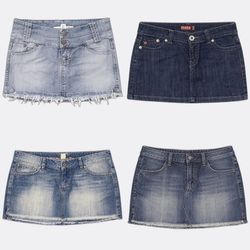 Guess American Eagle Outfitters Denim Mini Skirts