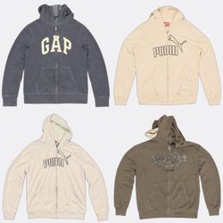 adidas Nike Zip Hoodies and Track Tops