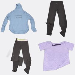 lululemon Activewear Leggings and Tops Lot ak826