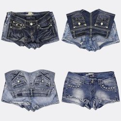 Pantalones cortos de mezclilla Vigoss YMI Denim