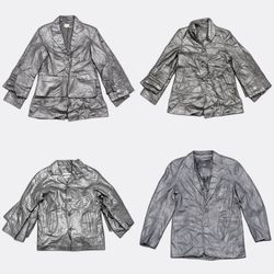 Yv1243 Black Leather Jackets