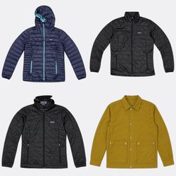 Patagonia Zip Up Puffer Jackets