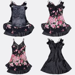Y2K Dark Coquette Cami Tops (RS-67)