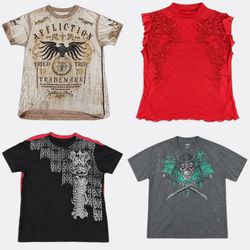 CR13095 Vintage Skull T-Shirts