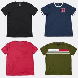 CR13933 Lot de polos vintage et de T-shirts Tommy ..