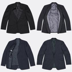 Limited Black Edition Branded Suit Jackets / Blaze..