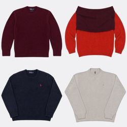 Polo Ralph Lauren heavy Round Neck Sweaters