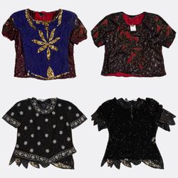 Ann Taylor Sequined Evening Blouses