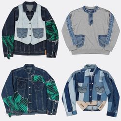 CR13272 Giacche in denim di stile misto Levi's upc..
